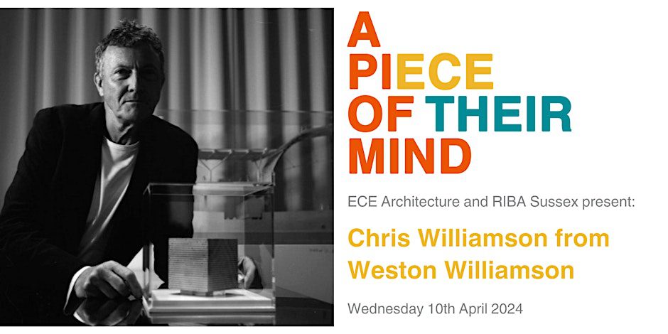 ECE Architecture presents: A piECE of their mind. An event series where inspirational architects are invited to share their work with us.