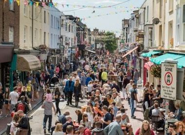 North Laine walk with Geoffrey Mead